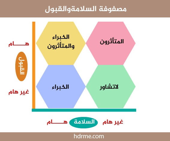مصفوفة السلامة والقبول